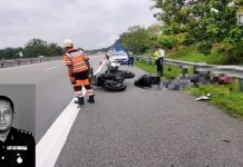 மோட்டார் சைக்கிள்கள் விபத்துக்குள்ளானதில் மலேசிய குடிநுழைவுத் துறை அதிகாரி மரணம்; மற்றோருவருக்கு கால் முறிந்தது