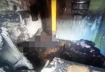2 beradik rentung dalam bilik tidur