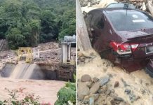 நிலச்சரிவில் 6 பேர் பல மணி நேரம் சிக்கி உடைமைகளை இழந்த சம்பவம்