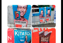 ஃபாஹ்மி ஃபாட்சிலின் விளம்பர பதாதைகளை சேதப்படுத்திய நபர்களுக்கு போலீஸ் வலைவீச்சு