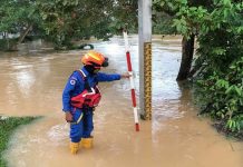 பாடாங் தெராப் ஆற்றின் நீர்மட்டம் அபாய நிலையை தாண்டியுள்ளது; ஆற்றின் அருகேயுள்ள குடியிருப்பாளர்கள் விழிப்புடன் இருக்க அறிவுறுத்தல்