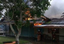 தீயை அணைக்கும் பணியிலிருந்த தீயணைப்பு வீரர் காயம்