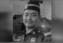 கார் பள்ளத்தில் விழுந்து விபத்துக்குள்ளானதில் போலீஸ்காரர் உயிரிழந்தார்