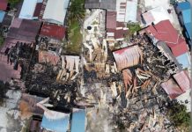 தெலுக் இந்தான் அருகே உள்ள கிராமத்தில் ஆறு வீடுகள் தீப்பிடித்ததில் முதியவர் தீயில் கருகி மரணம்