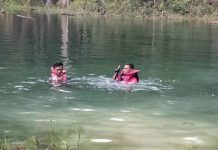 ஏரியில் குளிக்கும்போது காணாமல்போன வாலிபர் நீரில் மூழ்கி உயிரிழந்திருக்கலாம் என அஞ்சப்படுகிறது