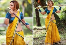 பொங்கல் வாழ்த்து தெரிவிக்கும் போது ஆடை சர்ச்சையில் சிக்கியிருக்கும் மாடல் அழகி