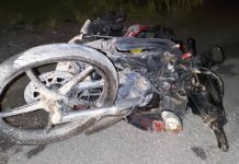 எருமை மாடு மீது மோட்டார் சைக்கிள் மோதியதில் பதின்ம வயது வாலிபர் பலி