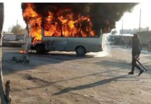 சிரியாவில் எண்ணெய் வயல் தொழிலாளர்கள் மீது பயங்கரவாதிகள் தாக்குதல்- 12 பேர் பலி