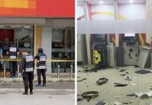 திருடர்கள் வங்கி ஏடிஎம்களை உடைத்து கிட்டத்தட்ட 350,000 ரிங்கிட்டை திருடி சென்றனர்