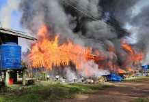 ஜாலான் லாஹாட் டத்துவில் 8 தொழிலாளர் வீடுகள் தீயில் எரிந்து நாசம்