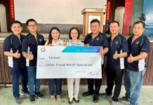 ஜோகூரில் வெள்ளத்தால் பாதிக்கப்பட்டவர்களுக்கு 60,000 அமெரிக்க டாலர்கள் நிதி உதவி வழங்கியது தைவான்