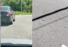 பத்துகாஜா சாலை சந்திப்பில் ஆணிகளை வீசிய ஆடவரை தேடும் போலீசார்