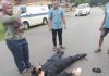 சாலை விபத்தில் பெண் காவல்துறை அதிகாரி காயம்