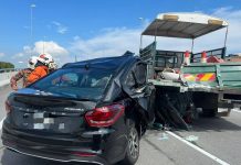 லோரியுடன் கார் மோதி விபத்துக்குள்ளானதில் இராணுவ அதிகாரி , உறுப்பினர் மரணம்