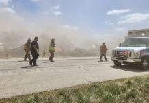 அமெரிக்காவின் இலினாய்ஸ் மாகாணத்தில் புழுதிப்புயல் – நெடுஞ்சாலையில் 70-க்கும் மேற்பட்ட வாகனங்கள் மோதி விபத்து