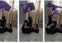 குழந்தையின் நாற்காலி சுற்றும் திறன் நெட்டிசன்களை கவர்ந்தது