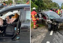 காஜாங்கில் இரு கார்கள் மோதிய விபத்தில் ஆடவர் காயம்- கர்ப்பிணிப் பெண் காயமின்றி உயிர்தப்பினார்