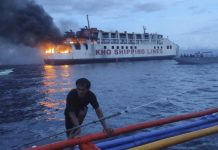 பிலிப்பைன்ஸின் நடுக்கடலில் பற்றி எரியும் தீ – 120 பேரின் நிலை என்ன?