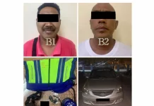 போலீஸ்காரர்களை போல ஆள்மாறாட்டம் செய்ததற்காக அரசு ஊழியர் உட்பட இருவர் கைது