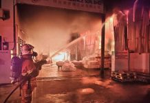 சிகாமாட்டிலுள்ள இரப்பர் தொழிற்சாலையில் தீ..!