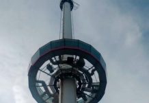 Taming Sari Tower பாதியில் நின்றதால் பயமான தருணத்தை எதிர்கொண்ட வருகையாளர்கள்