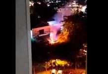 கம்போங் டத்தோ கிராமாட்டிலுள்ள துணை மின் நிலையத்தில் தீப்பரவல்