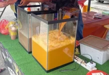 மீன் தொட்டிகளில் குளிர்பானத்தை வைத்து விற்பது தடை செய்யப்பட்டுள்ளது