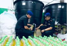 பாத்திரம் கழுவும் போலித்திரவம் உற்பத்தி; இருவர் கைது