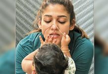 தனது குழந்தையை கொஞ்சும் நயன்தாரா