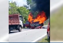 சாலை விபத்தில் முதியவர் பலி; 5 மாதக் குழந்தை உட்பட நால்வர் படுகாயம்