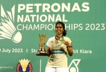 தேசியப் பூப்பந்துப் போட்டி, பெண்கள் ஒற்றையர் பிரிவில் லட்ஷனா வெற்றி