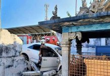 மாரடைப்பு ஏற்பட்டு உயிரிழந்த ஆடவரின் வாகனம் கோவில் சுவரில் கார் மோதியது