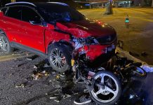 கார் மற்றும் மோட்டார் சைக்கிள் மோதிய விபத்தில் இருவர் பலி