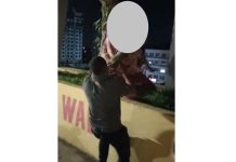 5வது மாடியிலிருந்து குதிக்க முயன்ற பெண்ணை மின்னல் வேகத்தில் காப்பாற்றிய போலீஸ் அதிகாரி