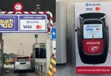 Bayar Tol Dengan Kad Bank