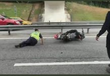 JPJ உறுப்பினர் மீது மோட்டார் சைக்கிளால் மோதிய ஓட்டுநர் கைது