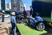 பாதசாரிகள் நடைபாதையை தடுத்தது உட்பட பல குற்றங்களுக்காக 25 மோட்டார் சைக்கிள்கள் பறிமுதல் -DBKL