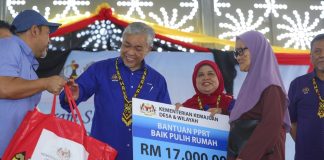 சபா, சரவாக்கில் நெற்செய்க்கை; 50,000 ஹெக்டேர் அடையாளம் காணப்பட்டது என்கிறார் ஜாஹிட்