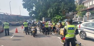 பதிவு செய்யப்படாத, உரிமம் பெறாத மோட்டார் சைக்கிளுக்கு எதிரான நடவடிக்கை; 32 மோட்டார் சைக்கிள்கள் பறிமுதல்