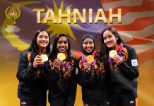 தங்கம் வென்ற தங்கங்களுக்கு வாழ்த்து தெரிவித்த மாமன்னர் தம்பதியர்