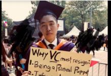 Graduan didenda RM5,000 aibkan Naib Canselor ketika konvokesyen