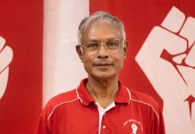 Pengerusi PSM Dr Michael Jeyakumar Devaraj dan tiga individu ditahan bantah pengusiran petani