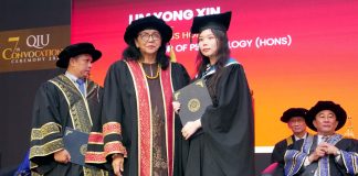 Perjalanan Akademik Inspirasi Graduan QIU, Lim Yong Xin, Walaupun Kecacatan Penglihatan.