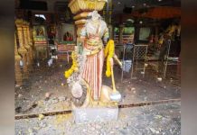 Lelaki ceroboh, mengamuk pecah patung kuil ditahan