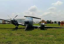 Pesawat Beechcraft TUDM buat pendaratan cemas