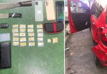 Polis diseret kereta suspek samun