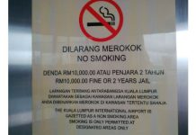 RM1,168,050 kompaun kesalahan merokok dikeluarkan