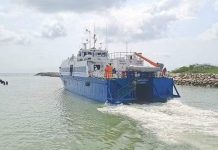 நாகையில் இருந்து இலங்கைக்குக் கப்பல் சேவை ; தொடங்கியது சோதனை ஓட்டம்