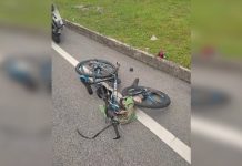 கட்டுபாட்டை இழந்து விழுந்ததில் 62 வயதான சைக்கிளோட்டி பலி