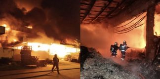 மலாக்காவிலுள்ள ஒரு நிறுவனத்தின் காபி சேமிப்பு கிடங்கு தீயில் எரிந்து நாசம்